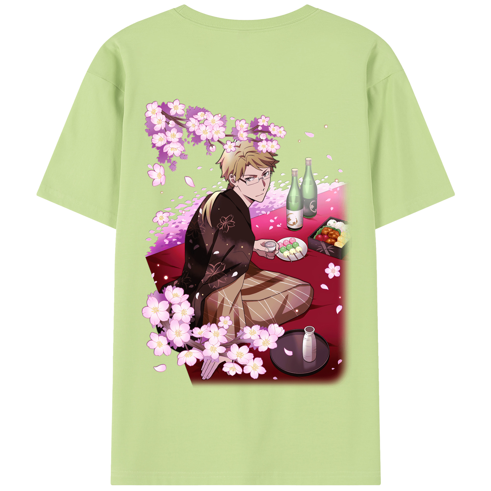 （画像用） 文豪ストレイドッグス Bungo Stray Dogs 綿100％半袖Tシャツ（背面プリント）